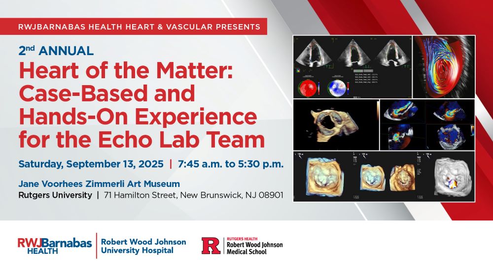 2nd Annual Course: Heart of the Matter: Case-Based and Hands-On Experience for the Echo Lab Team Banner